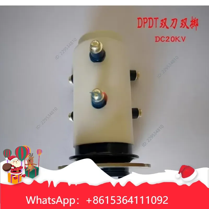 Widely Applied for JPK-11 Type 15KV High Voltage Switching Double Pole Double Throw DPDT Vacuum Relay for Cost effective，1pc