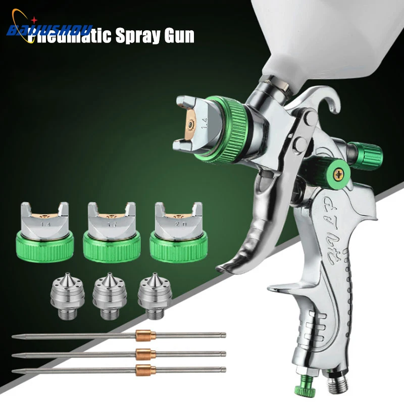 

Air Spray Gun Paint Paint Tool HVLP Gravity Feed Spray Gun 1.4/1.7/2.0mm Nozzle Kit Sprayer Airbrush Car Painting Pneumatic Tool