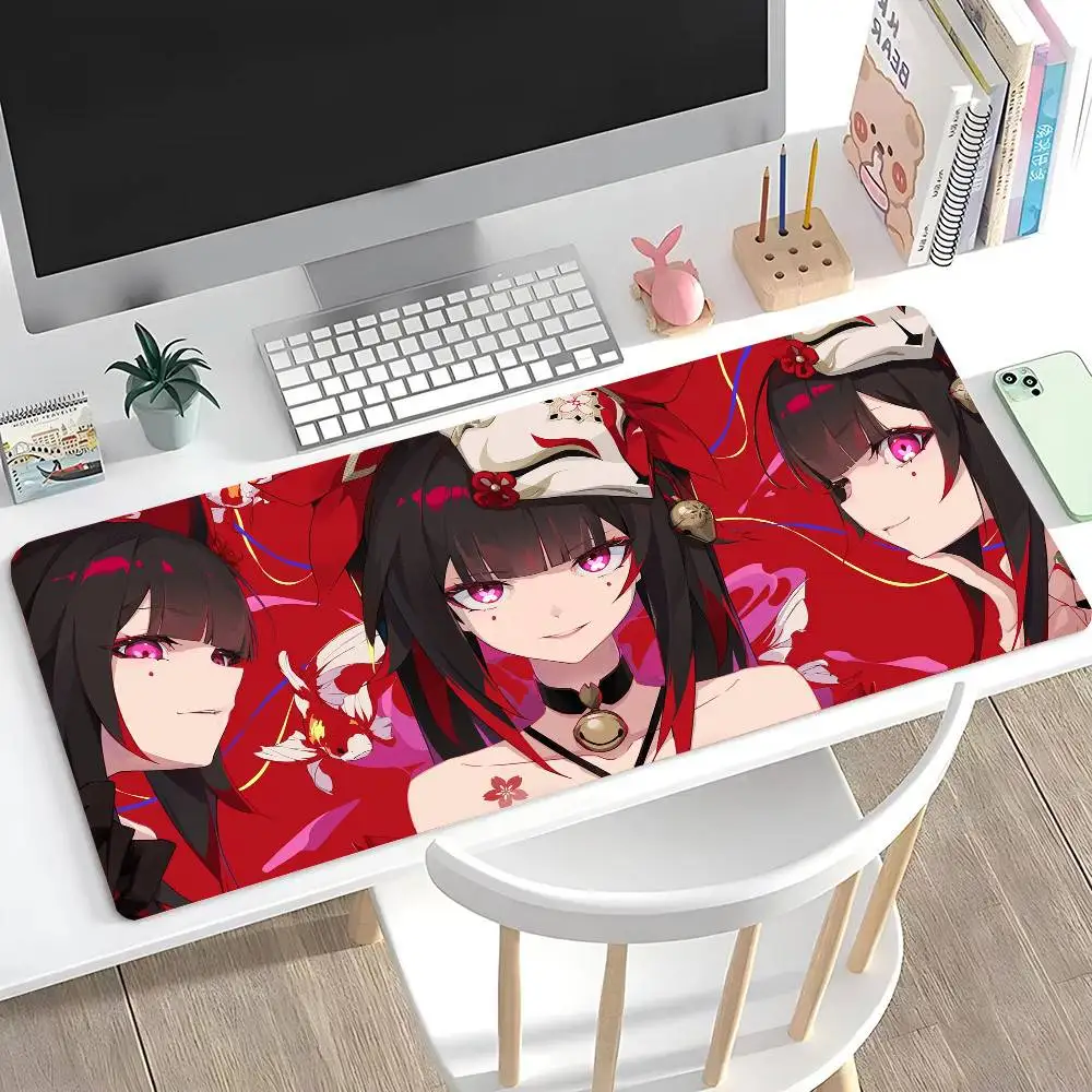 Sparkle Honkai Star Rail Mousepad Non-slip Suitable For Office Computers Laptops E-sports Game Desk Mats XXL Keyboard