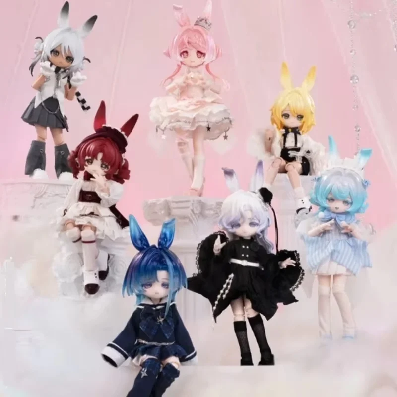 

Кукла BJD Ni Rabbit третьего поколения, 1/12, в стиле аниме, в закрытой упаковке, съемная, игривая, декоративная, подарочная