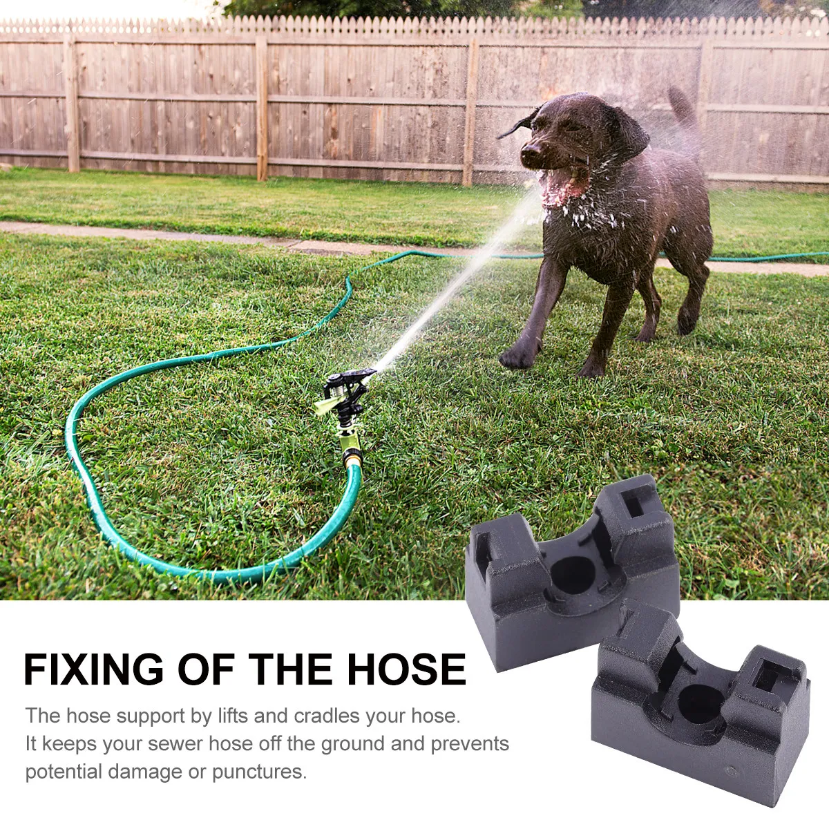 10pcs Hose Fixing Support Mount Bracket For Sewer Hose Lift Cradle Weatherproof Nylon Pipe Stand Soft Tube Holder Clamp Hardware view 4