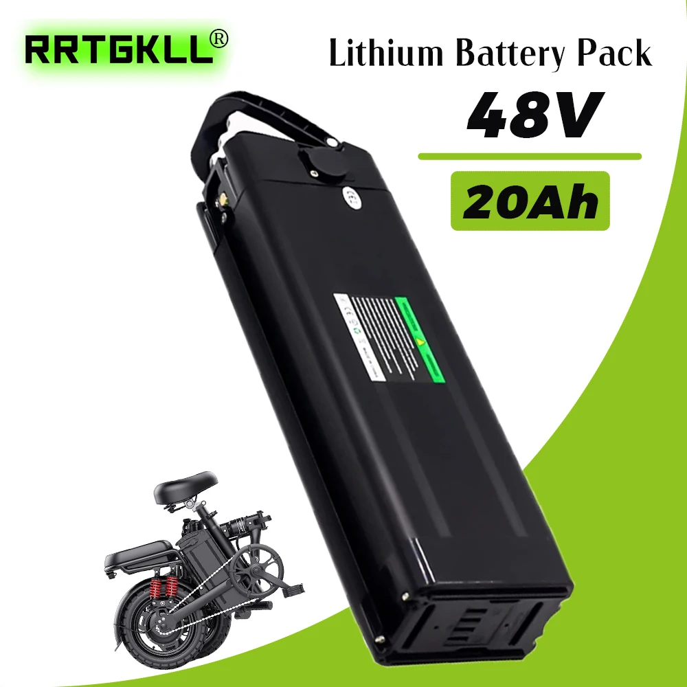 Newest 48V 20Ah Battery for Motor 800W 500W 21700 Lithium ion Rechargeable Battery Pack for Silverfish with Charger