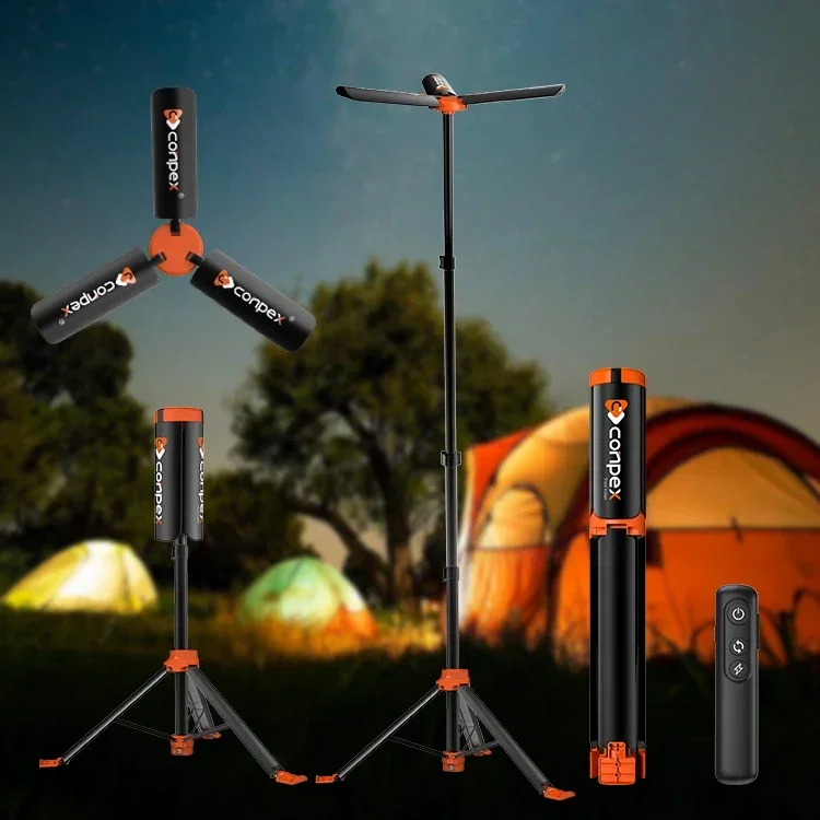 

Factory 360 Rod Light Superbright Three Pages 12v Outdoor Light High Quality IP 68 Waterproof Led Light Outdoor with Tripod