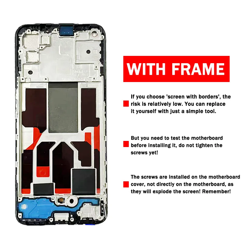 OLED Quality 1+ Nord CE 5G Display Screen For OnePlus Nord CE 5G LCD EB2101 EB2103 Screen Touch Digitizer Assembly