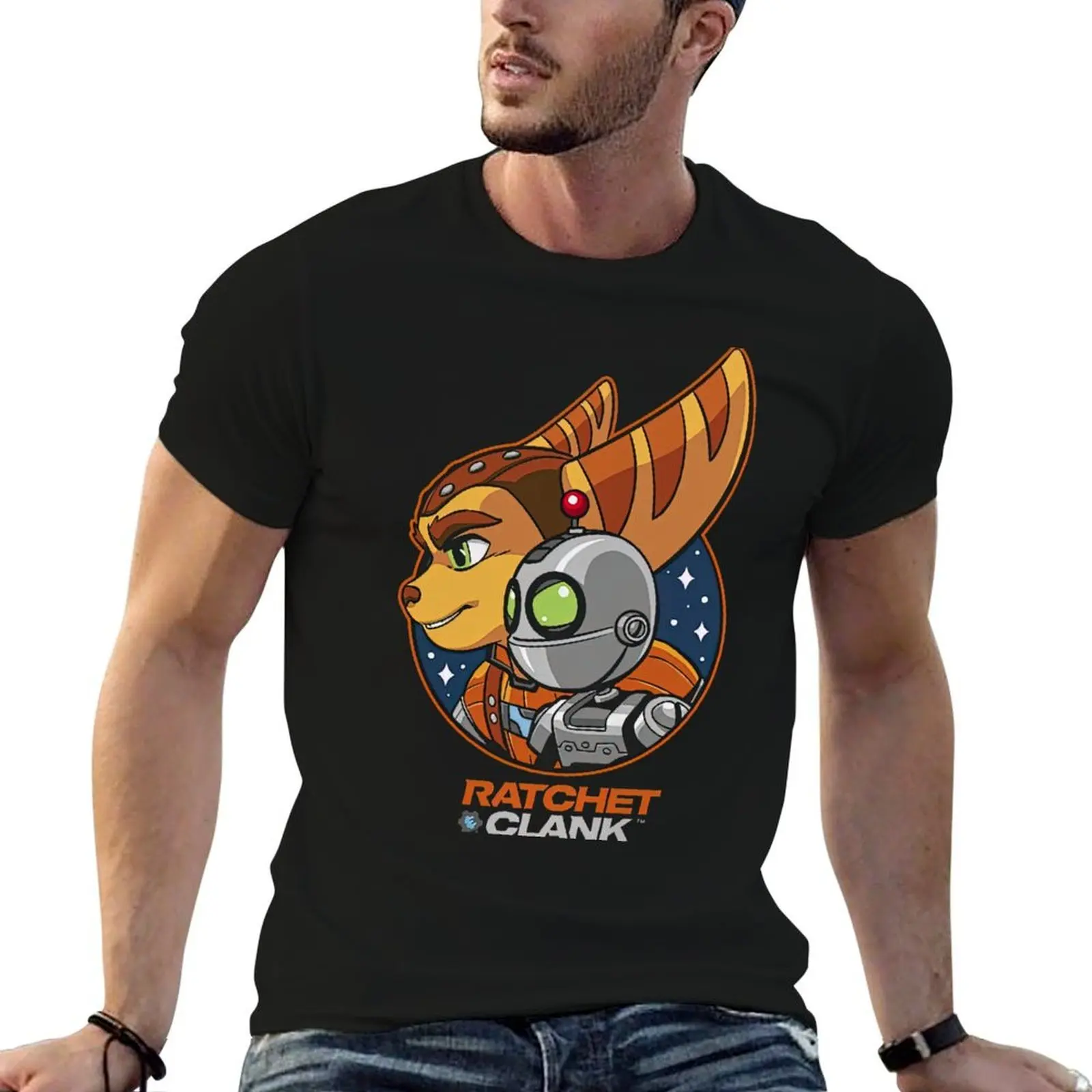 

Ratchet and Clank Rift Apart hero T-Shirt t shirt men 100% cotton luxury brand t shirt for man man graphic t shirt T-Shirt