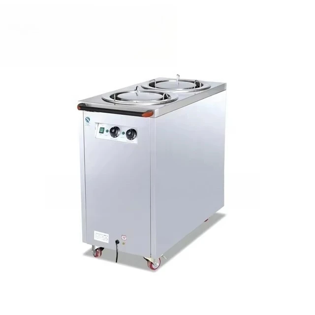 Electric Stainless Steel Food Warmer Banquet Cart 1-2 Holders Warming & Holding Equipment