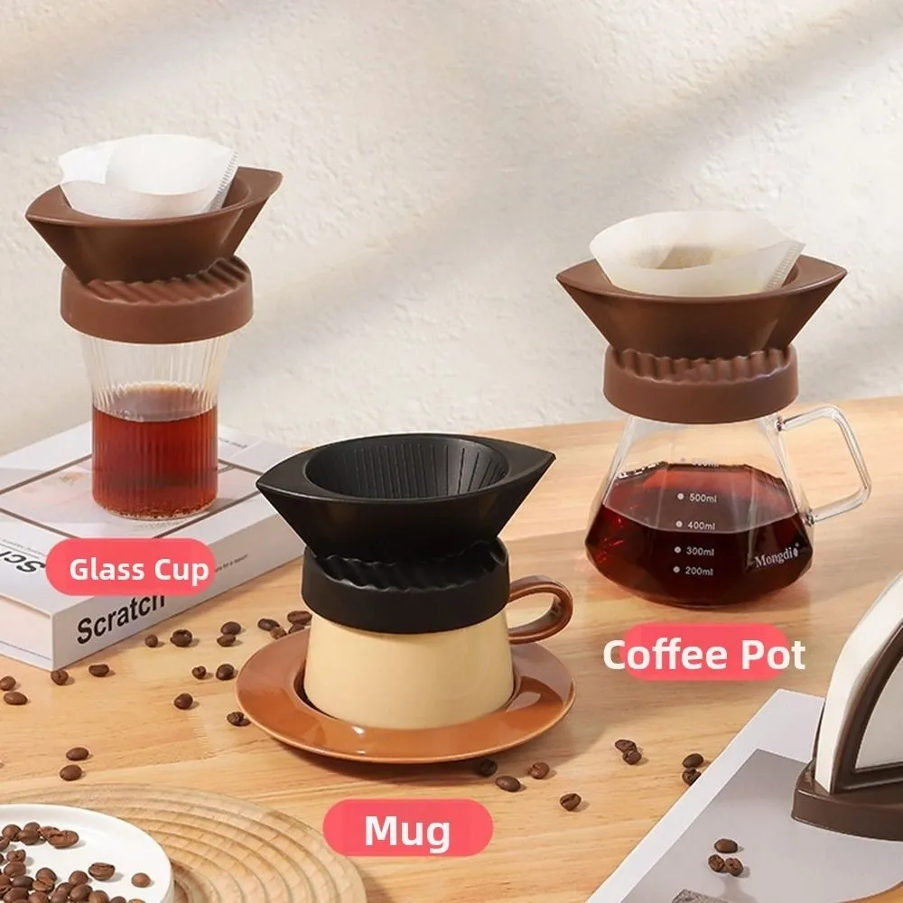 2in1 Kaffee Filter Papier Halter Kreativität Universal Filter Papier Lagerung Rack Segelboot Form Lebensmittel Grade