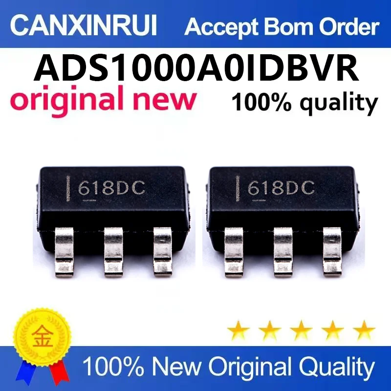 (5pcs-100pcs)Original genuine ADS1000A0IDBVR analog-to-digital conversion chip ADC package SOT23-6 z