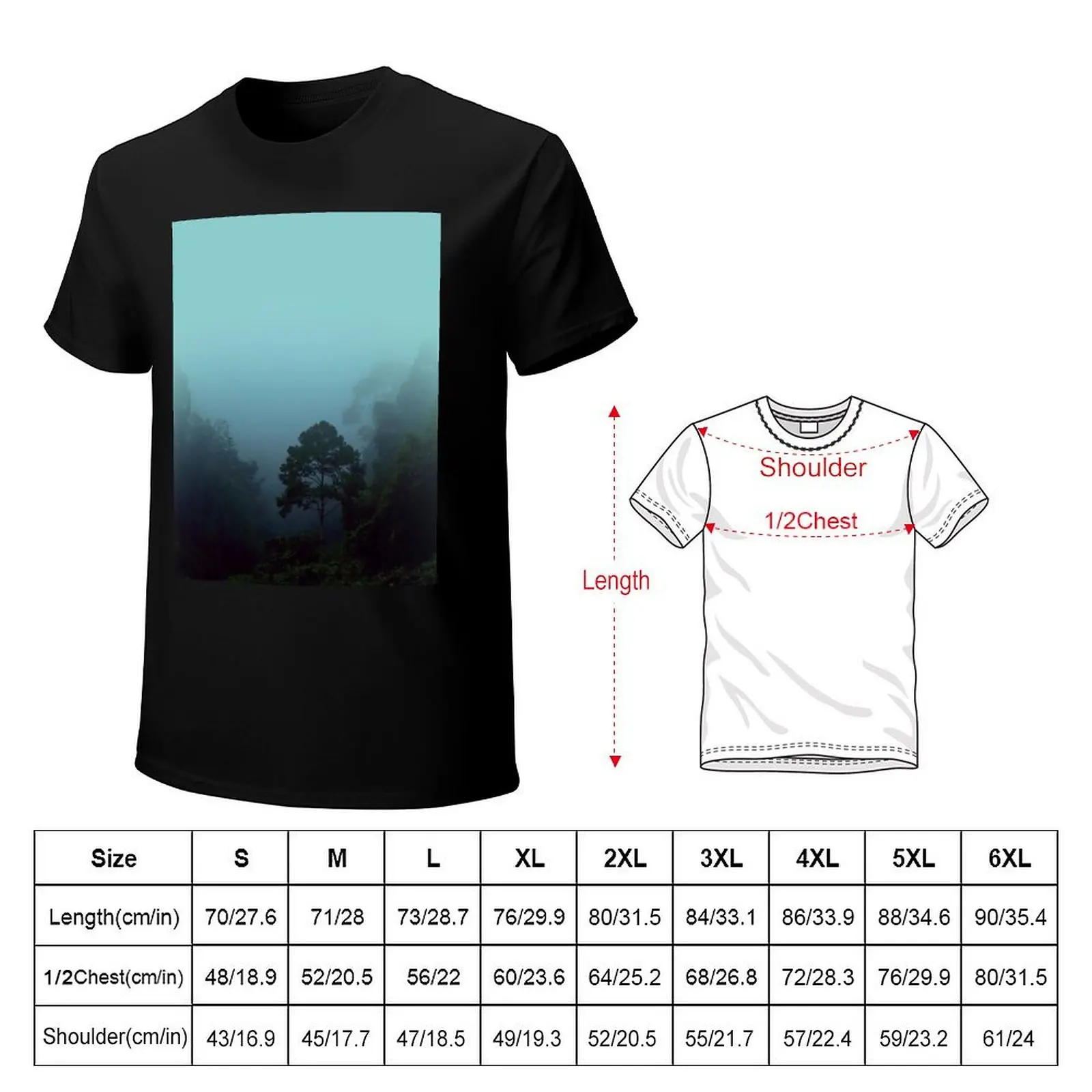 Break of Dawn in the Bornean Rainforest T-Shirt Breathable Mesh Panel T-Shirt