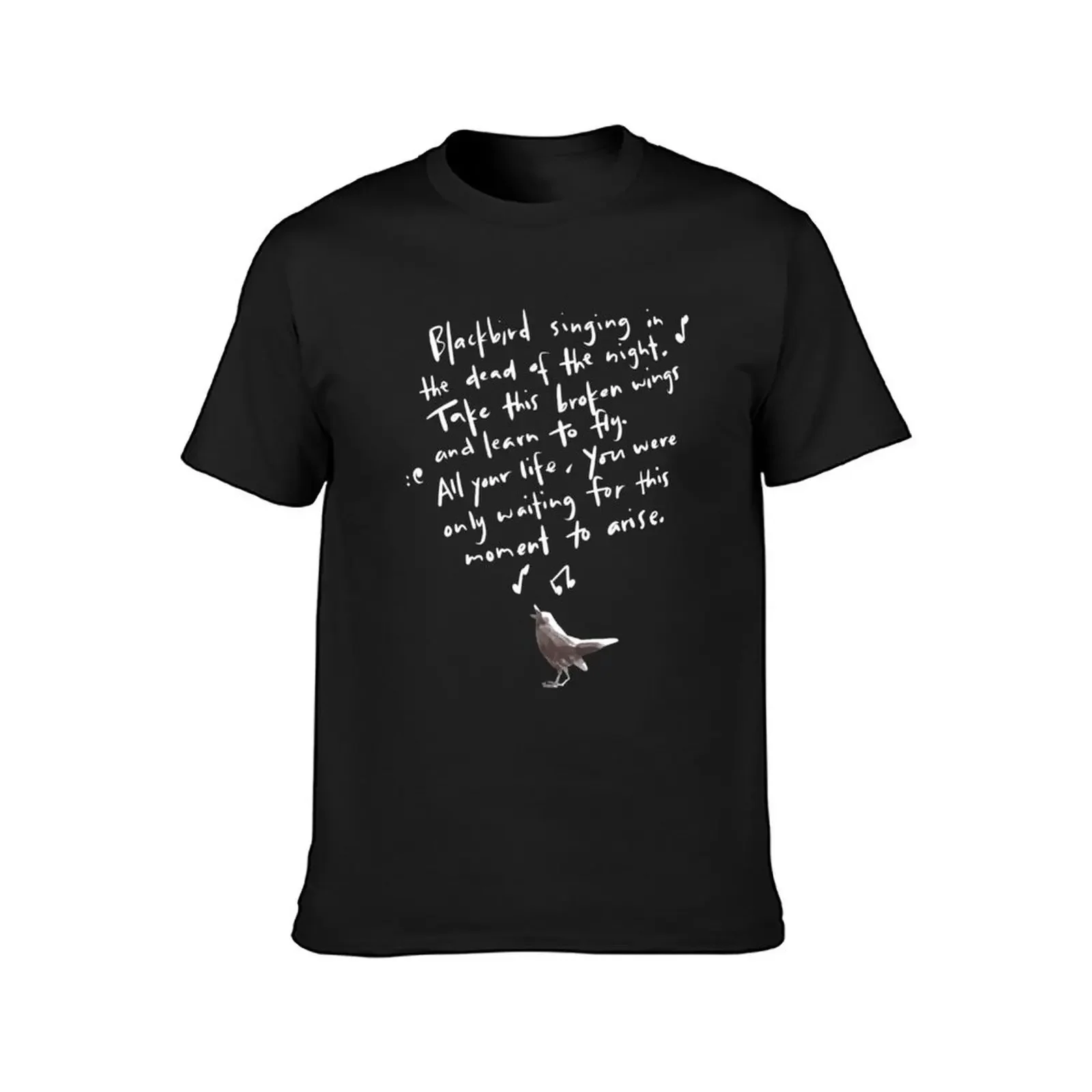 Blackbird Singing In The Dead Of Night Hippie Women Raven Essential T-Shirt customizeds Men's t shirts