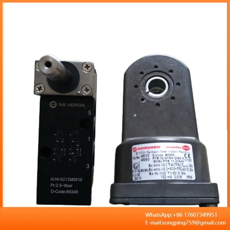 

Original Indirect 6215M0510 Norgren Pneumatic Solenoid valve Cylinder