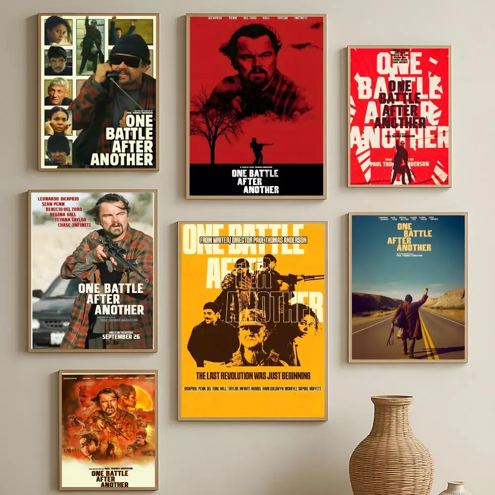 action theme One Battle After Another Poster HD Self-Adhesiv