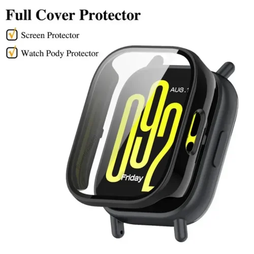 Imagen 2 del producto Funda de PC + cristal para Redmi Watch 5, Protector de pantalla activo, parachoques antiarañazos para Redmi Watch 5 Lite, funda protectora para reloj inteligente