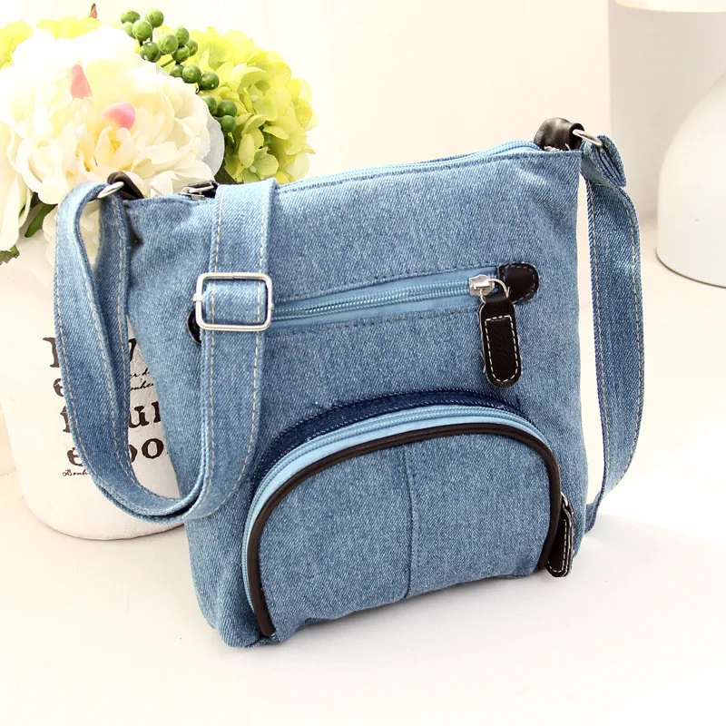 Moda małe Denim torebka kobiet torba projektant damskie torebki duże torebki Jean Denim dużego ciężaru Crossbody na ramię kobiety Messenger torby