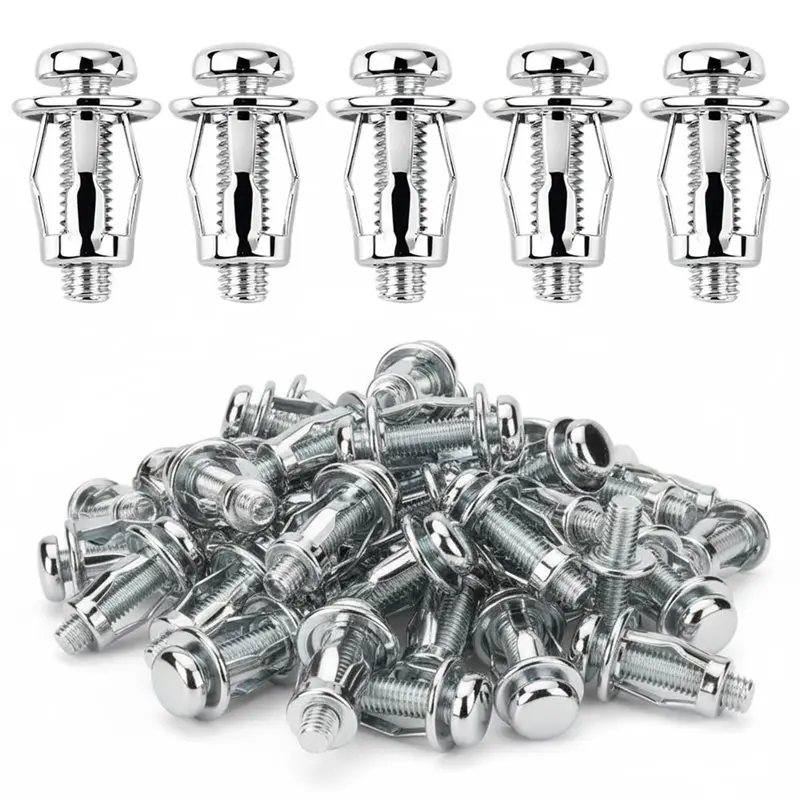 A96K-Metal Screw Jack For Car For Installation License Plates,Hollow Wall Iron Skin Line, -20, -25, M5-25, M6-25 Metal Nut A