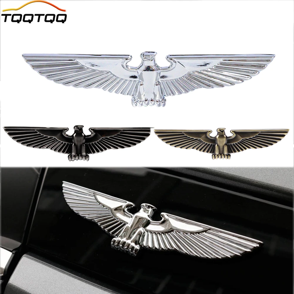 

1Pcs Personalized 3D Car Stickers Metal Eagle Car Stickers Badge Decoration Stickers Universal for Most Cars Body Side Mark