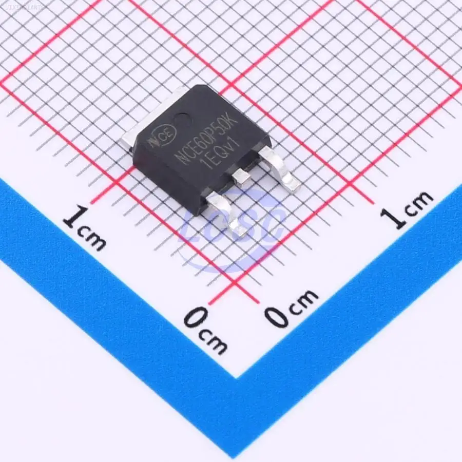 1PCS NCE60P50K 60V 50A 23mΩ@10V,20A 95W 3.5V@250uA 1 Piece P-Channel TO-252-2(DPAK) MOSFETs ROHS