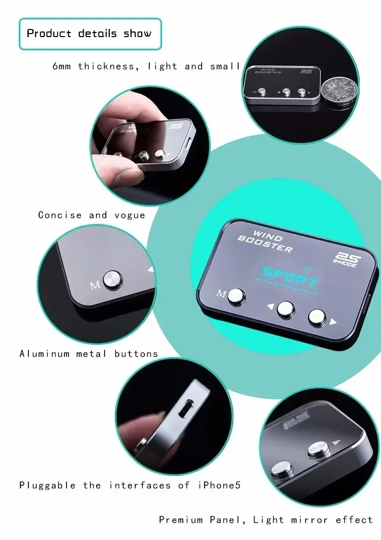 2025Power Commander Car Electronic 9 Drives 2S Throttle Controller Accelerator Pedal For Electric Car