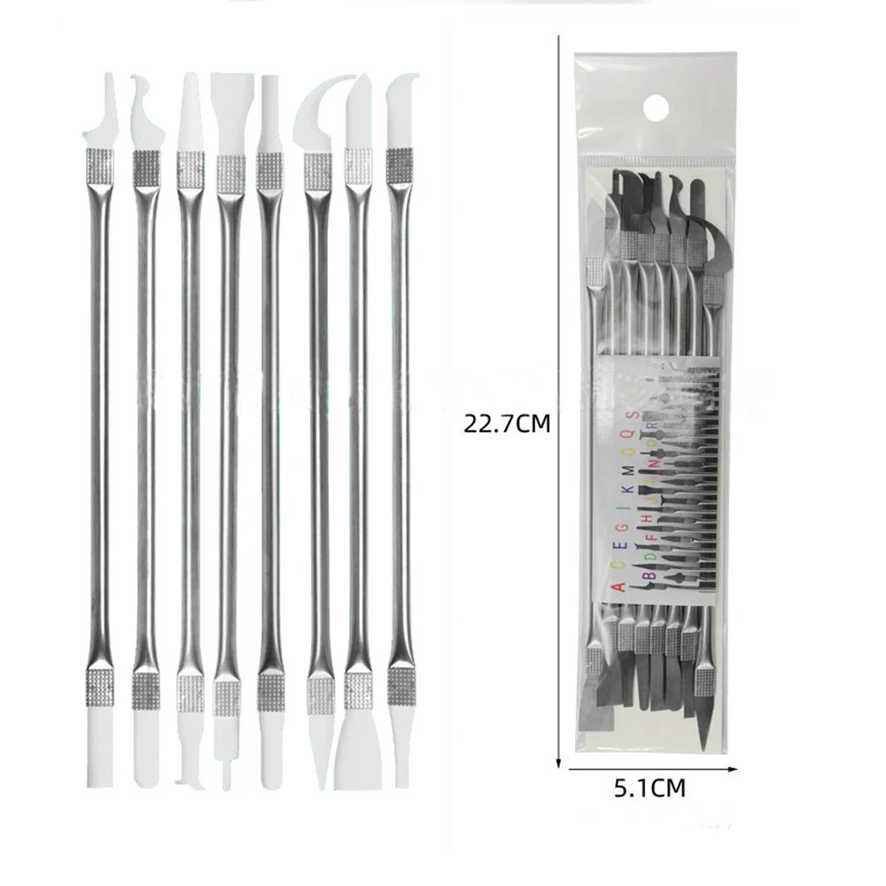 Imagem -05 - Chip Repair Knife Tools Kit Cpu e Nand Removedor Faca de Manutenção Bga Lâmina Fina Remover Cola Desmontar o Telefone Tablet pc ic