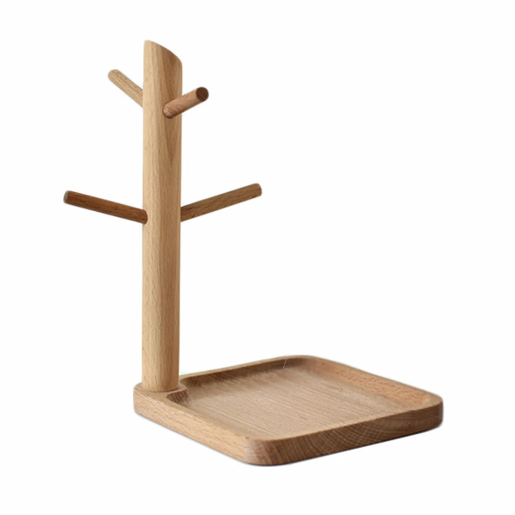 

Wooden Jewelry Key Holder Tray for Jewelry Storage Rack Necklace Ring Storage Entryway Home Decor ganizer Elegant Tree Design