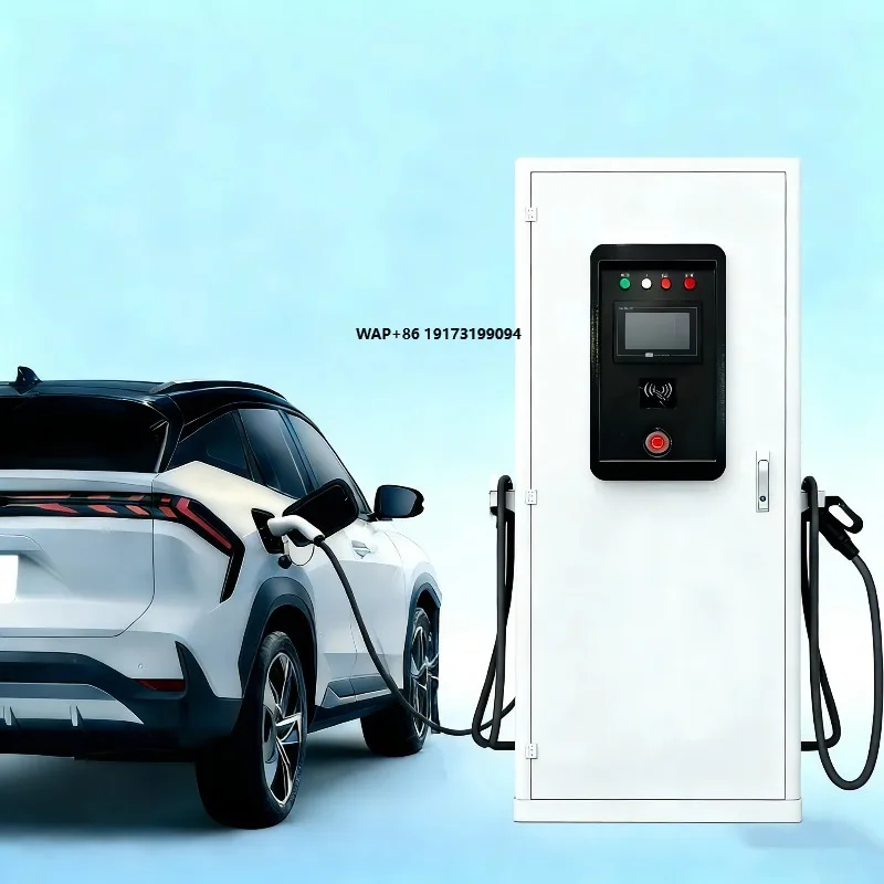 Double GB/T 60kW 120kW 160kW Dc Ev Charging Station 7 Inch Screen 22Inch Advertising Player Ev Charging Station
