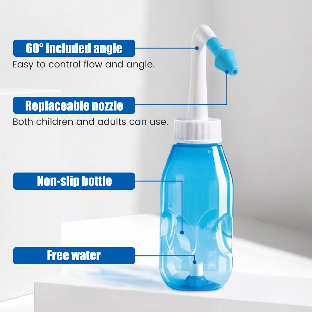 Nasal Wash Bottle Medical Nose Rinitis Cleaner Child Rinse Washer Neti Pot Rhinitis Avoid Allergic Sinusite Irrigator Sneezer