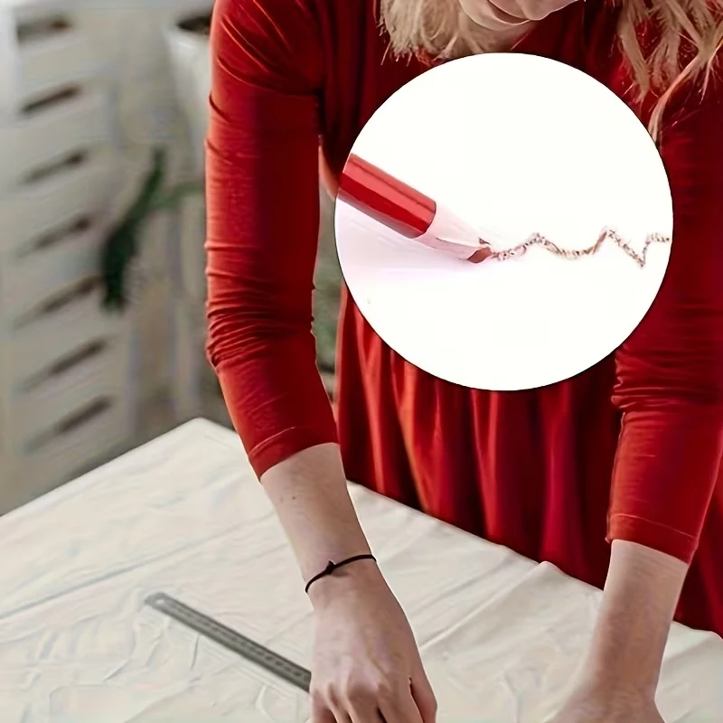 Water-soluble marking pencil/peel-off wax pencil for garments marking,positioning,drafting patterns Colors random