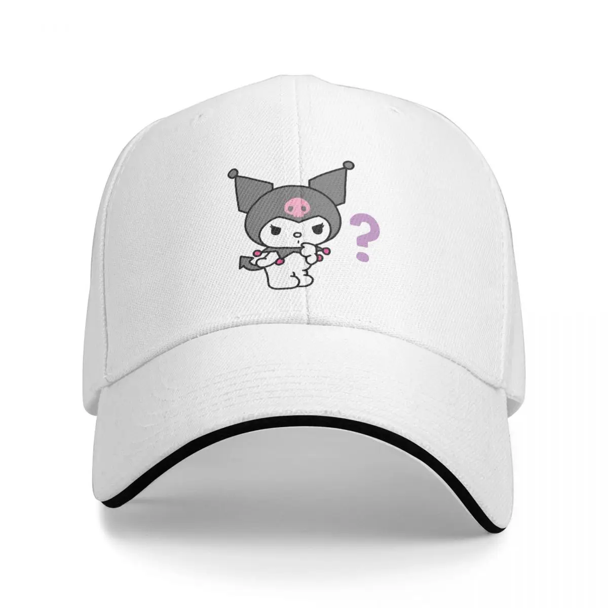 Questions Kuromi Baseball Caps High Quality Solid hat Men Women Hip Hop Snapback hat