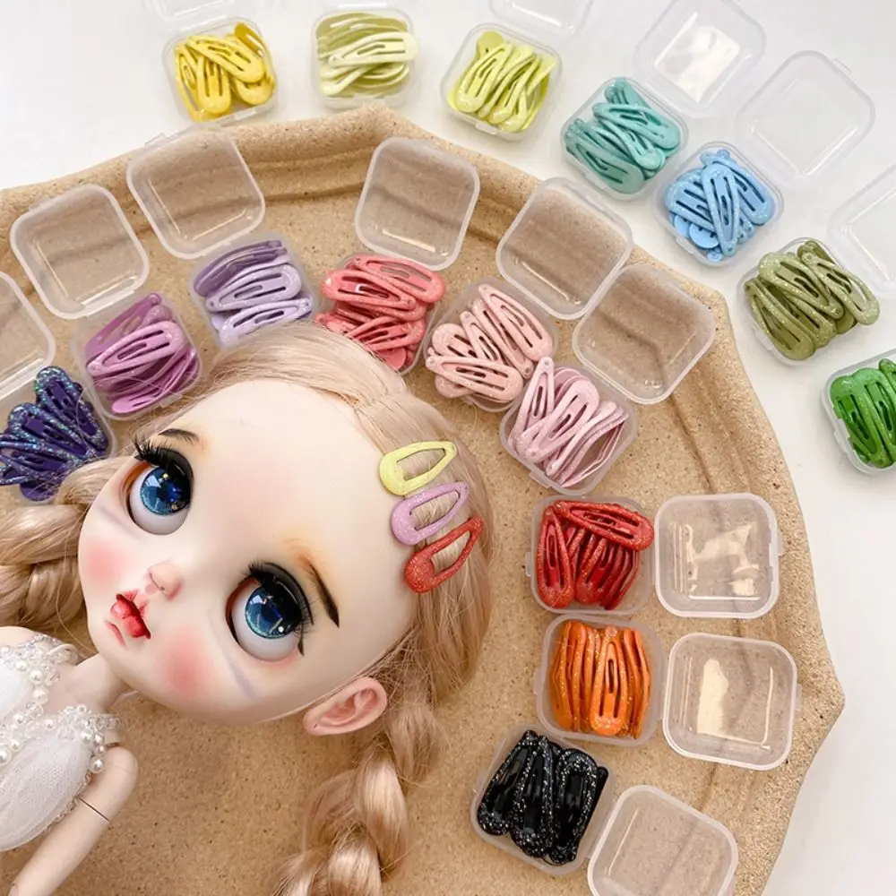 Mini Blyth Hair Pins DIY 3cm Doll Hairpin Accessories Candy Color Colorful Glitter Blyth Doll Accessories Kids Gift