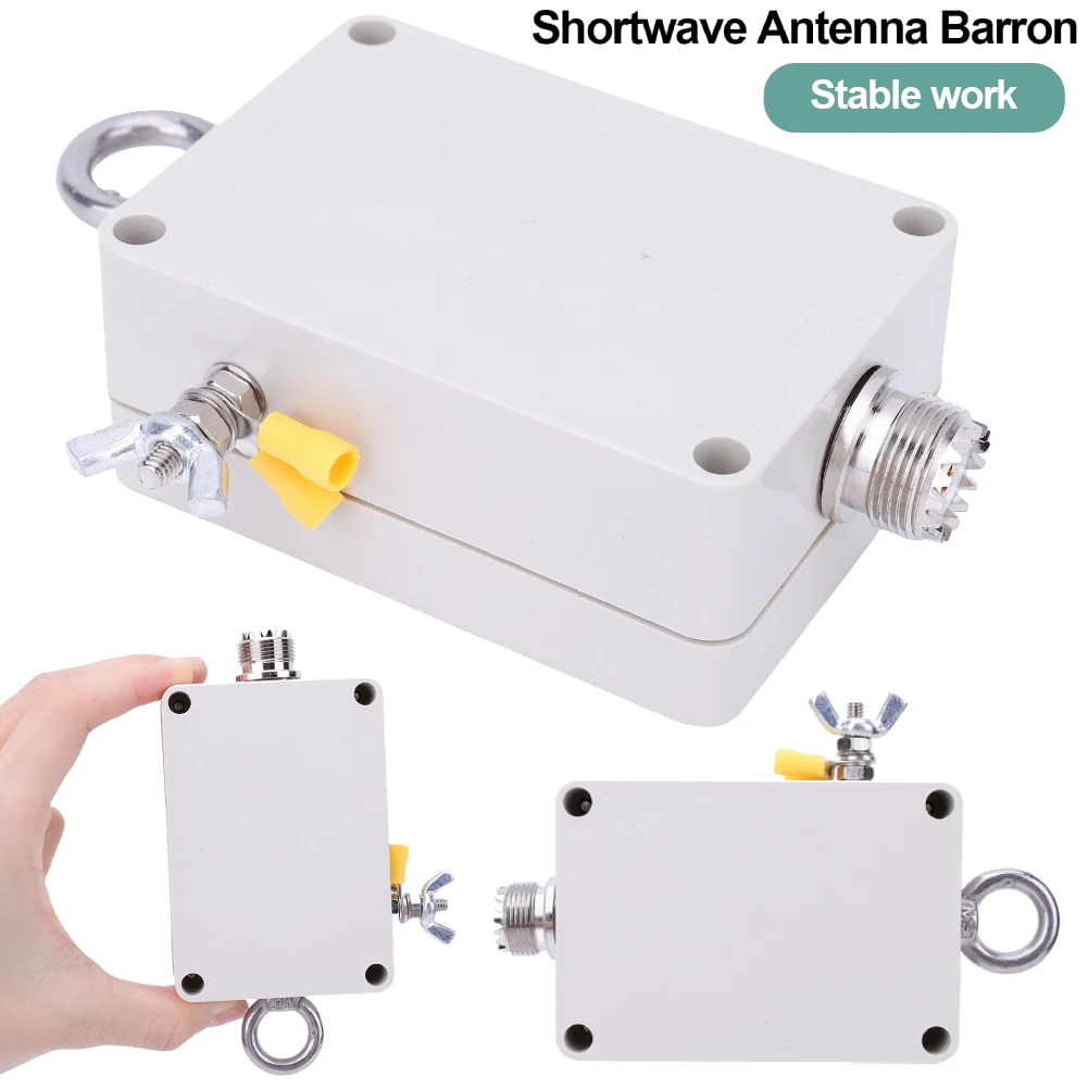 49:1 Balun Short Wave Balun 100W HAM HF Antenna Four Band 5-35MHz End Fed Half-Wave Antenna Ham Radio Balun for HF Short Wave