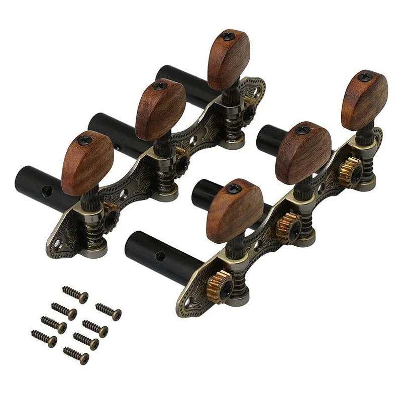 N17R 2Pieces Guitar Tuner Tuning Keys Pegs Machine Heads for Classical Guitar