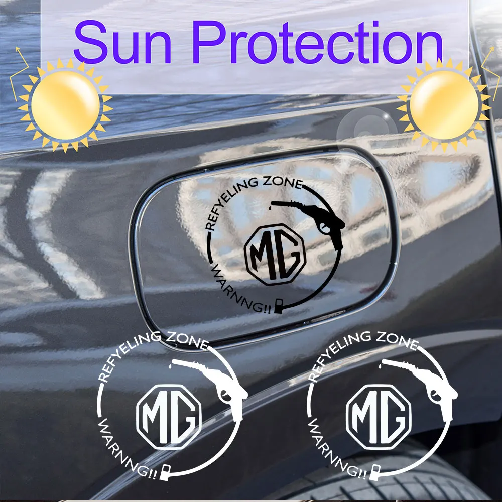 

3D Стайлинг автомобиля, ПВХ логотип, крышка топливного бака, эмблема, декоративная наклейка, аксессуары для гаражей Morris MG ZS 5 7 6, Cyberster MG4 EV ES5