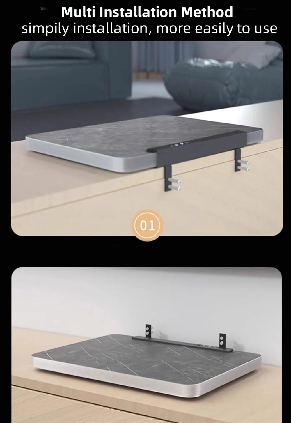 Yinzam UST Laser TV Mobile Motorized Slider Tray Automatic Telescopic Projector Stand Table Living Room UST Projection Cabinet