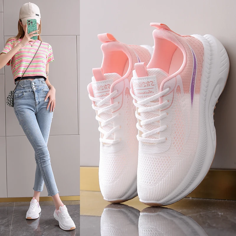 

Sport Running Sneakers for Women Breathable Female Runner Jogging Shoes Spring Summer Lady Athletic Walking Fitness Shoes