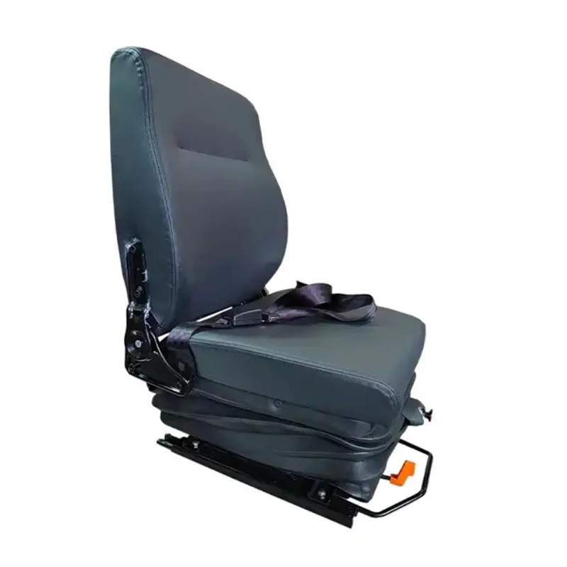 Airow Auto Universal Truck Seat Comfortable Utility Driver Seat with Mechanical Suspension Durable PU PVC Fabric Leather