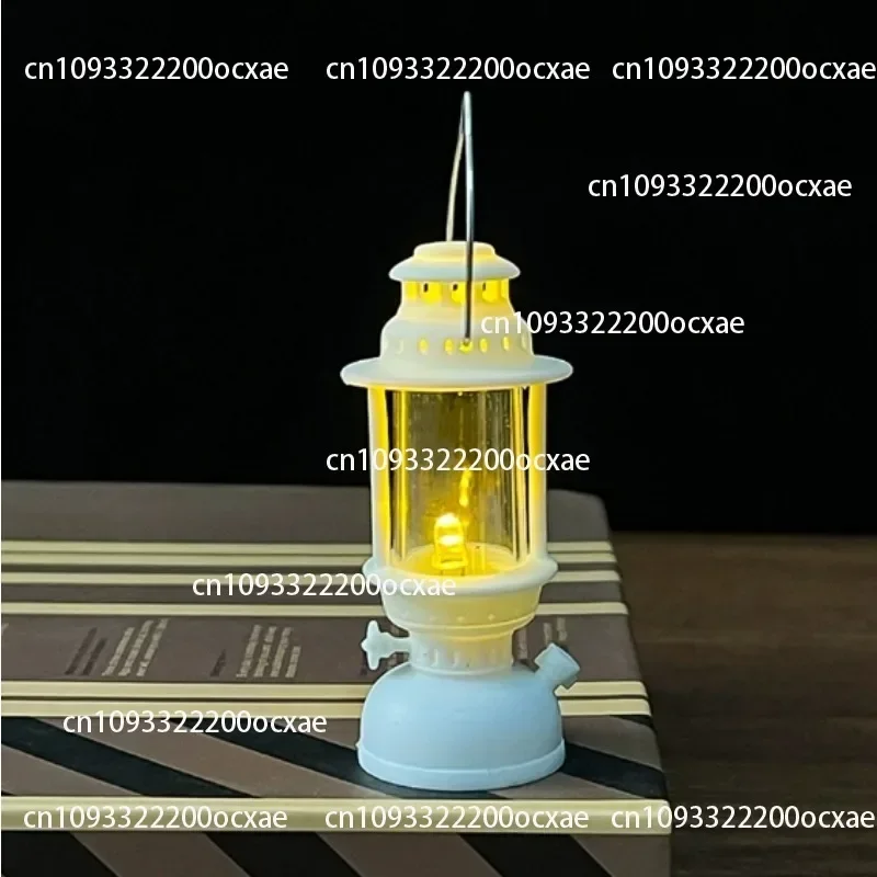 Simulation Mini Retro Small Wind Lamp LED Night Light Festive Atmosphere Decorative Ambient Light 20pc
