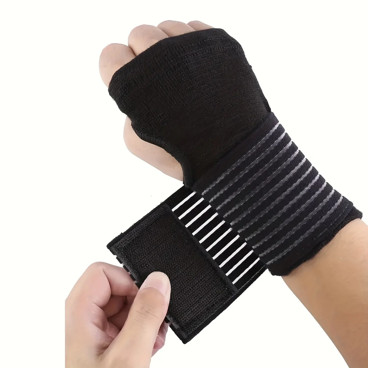 1pc Sports & Outdoor | Compression Wrist Support Wrap for Palm Rest, Half-Finger Hand Strap Wrist Brace for Cycling, Mountaineer