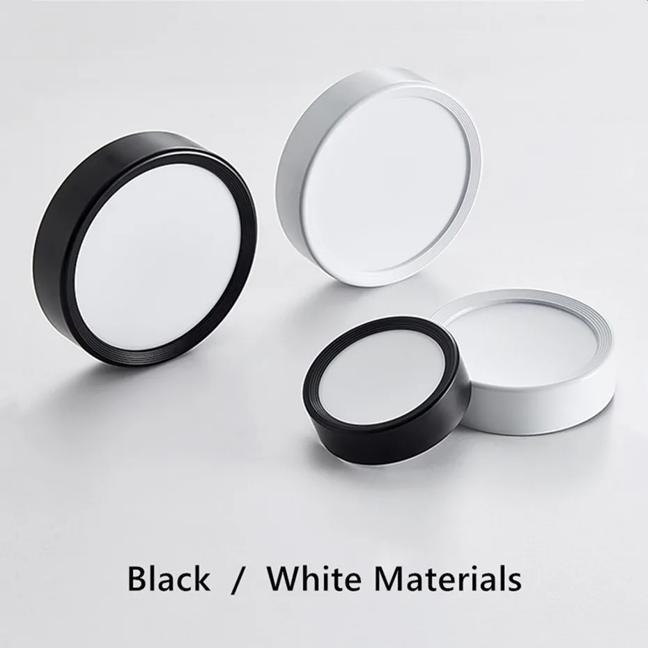 Led Downlights 220V Ceiling Spot Lamp Down Light Surface Mounted Panel Lighting Kitchen Fixture for Room Home Decor