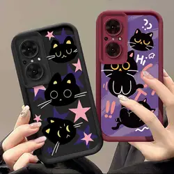 9SE Black Cat Adventures Sky Eye Ladder Phone Case For Huawei Y9A Y7 Y6P Y5P Nova Y91 Y90 Y71 Y70Plus Y70 Y61 9 9Pro 7i 6SE