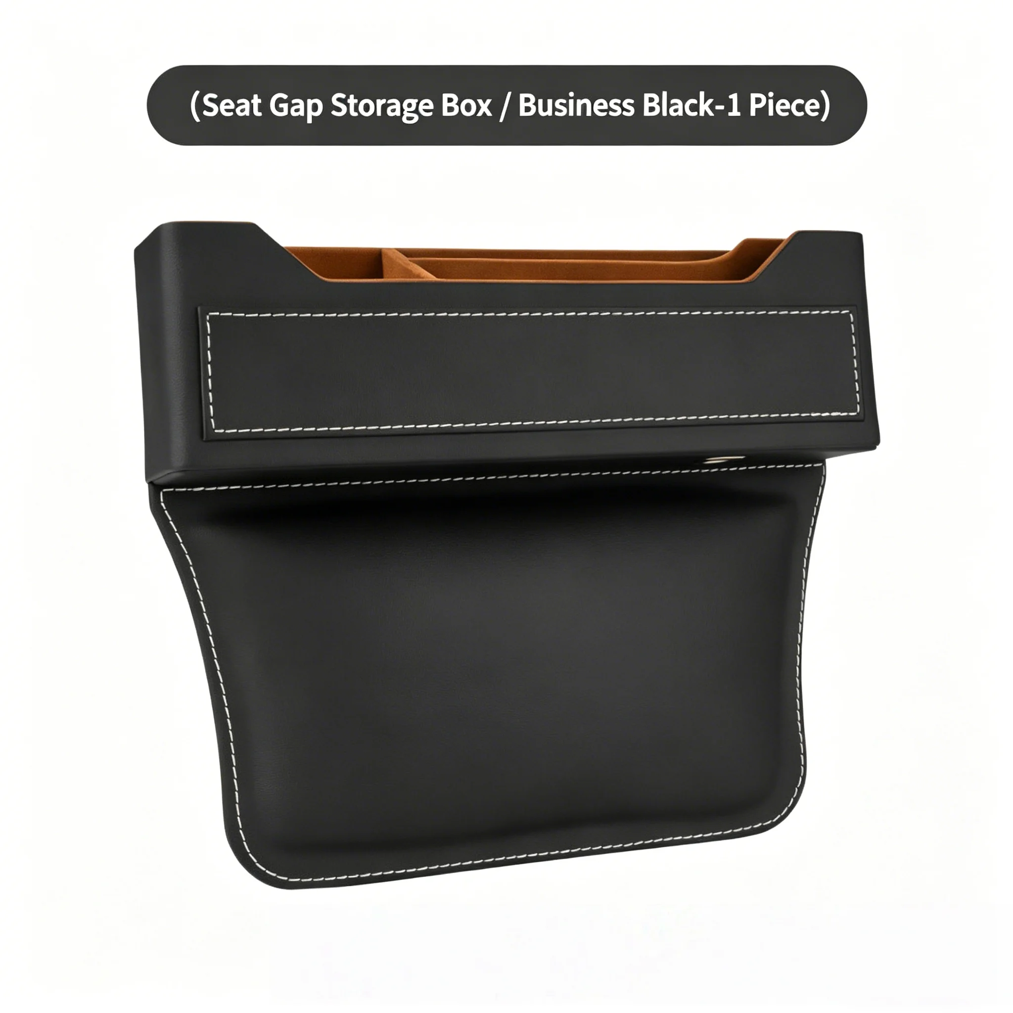 Car Seat Gap Filler Organizer, for Hyundai i40/Ioniq/ix20/ix35/Matrix/Terracan/Trajet, Front Console Side Pocket with USB Chargi