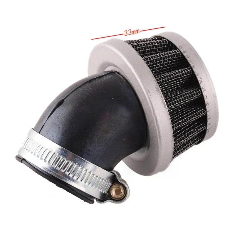 Universal 28mm 32mm 35mm 38mm 42mm Air Filter ATV Scooter Pit Dirt Bike Stright Curved Right Mini Element Cleaner Filtro Aire