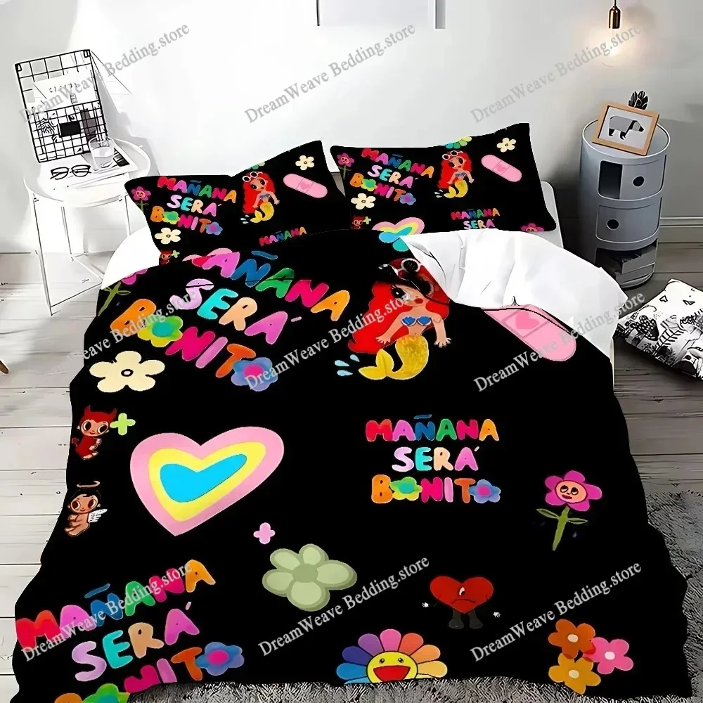 Exquisite 3D Karol G New Album Cover Manana Printing Bedding Set Duvet Cover Comforter Bed Youth Kids Girl Boys Gift963