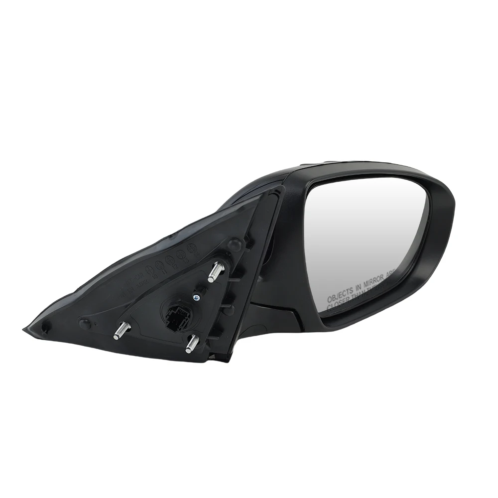 Rearview Mirror Assembly For Kia Optima Sedan 2014-2015 6 Pins Glossy Black Manual Folding Heated Side Mirror Car Accessories