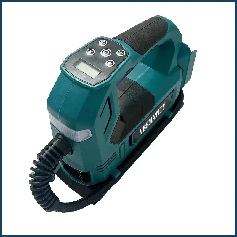 Vesmatity 18V 20V Battery Cordless Digital Display Tyre Inflator Portable Air Pump Car Motorcycle Max Unit System Set