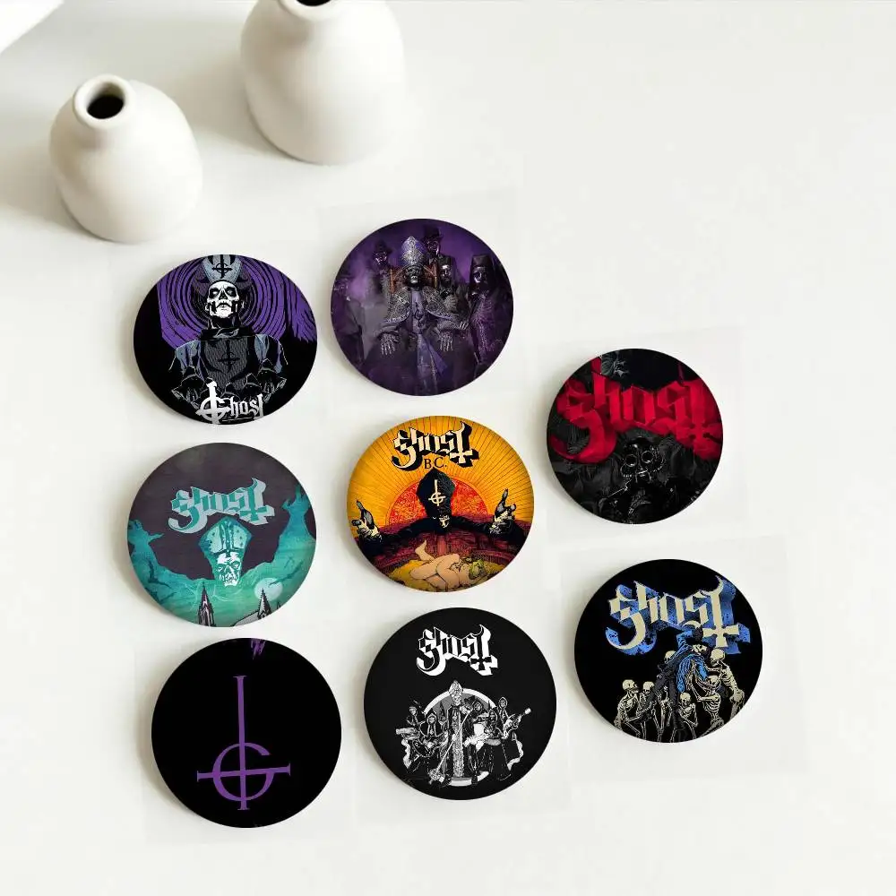 

G-Ghost bc Nameless Ghouls 25mm 32mm 44mm 58mm 75mm Brooches Badges Pins for Accessories Gift