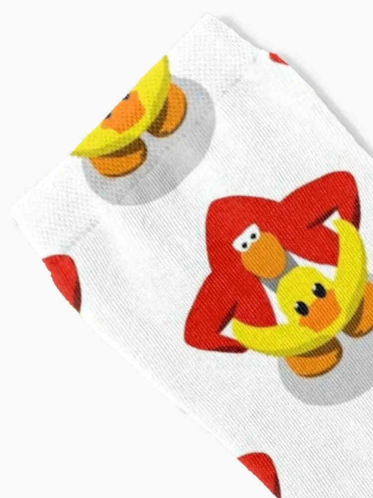 Club penguin Swimmer Socks bright garter funny gifts sports stockings Socks Female Men's