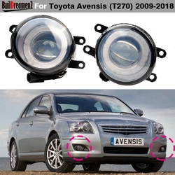 2 X 30W Car Angel Eye LED Fog Light DRL Daylight H11 For Toyota Avensis (T270) 2009 2010 2011 2012 2013 2014 2015 2016 2017 2018