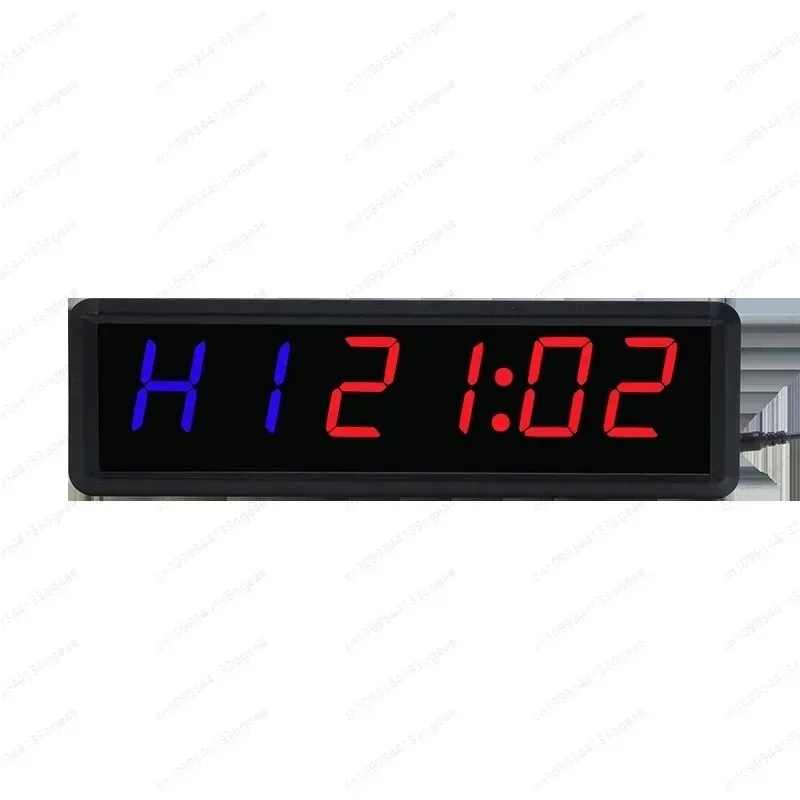 Professional Gym Clock with Countdown, Multifunctional HIIT Timer for Indoor Workouts, Loud Sound for Noisy Boxes