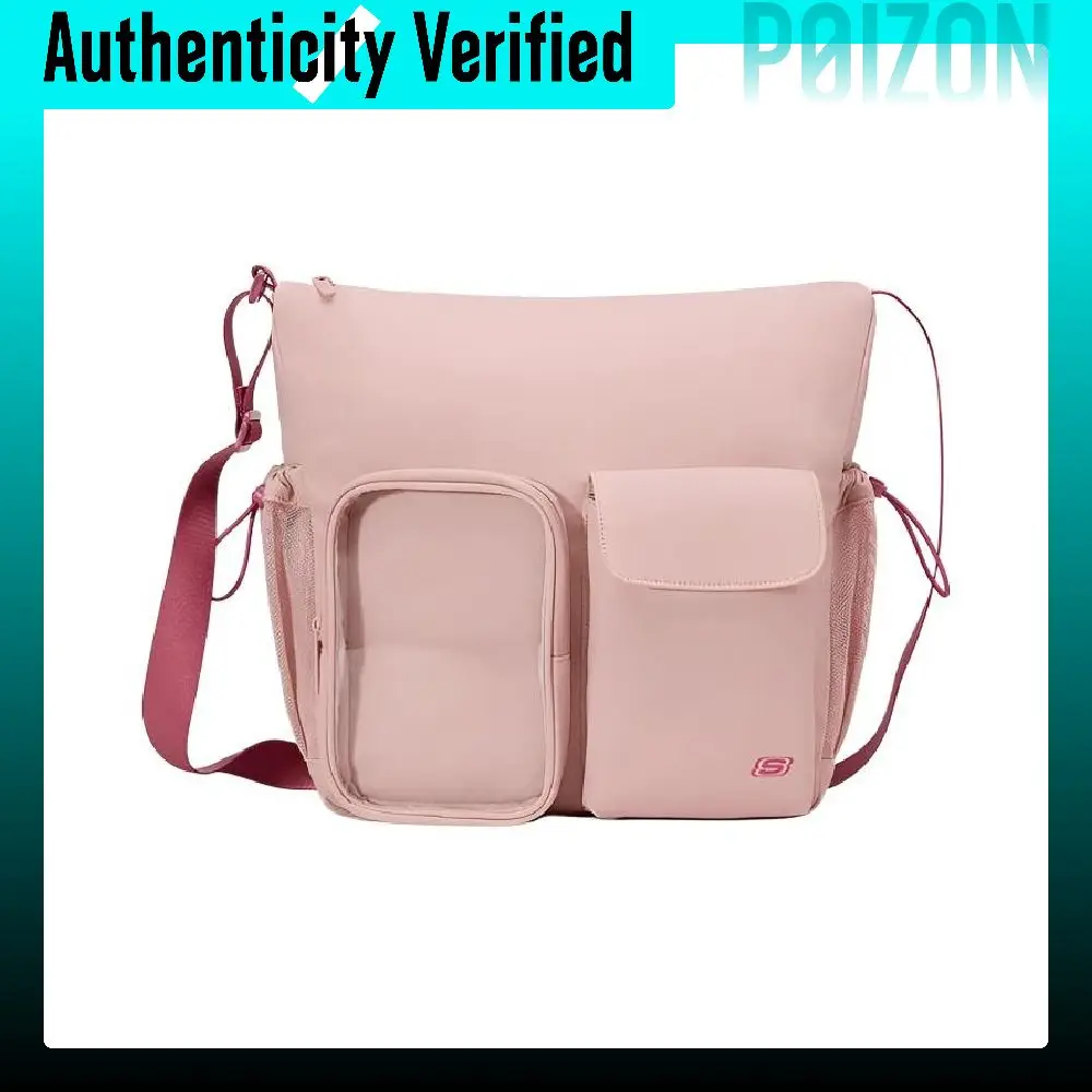 Skechers Fabric, Mesh Fabrics Shoulder Bag, Crossbody Bag Medium Unisex Wasteland Rose P425U103-04JL