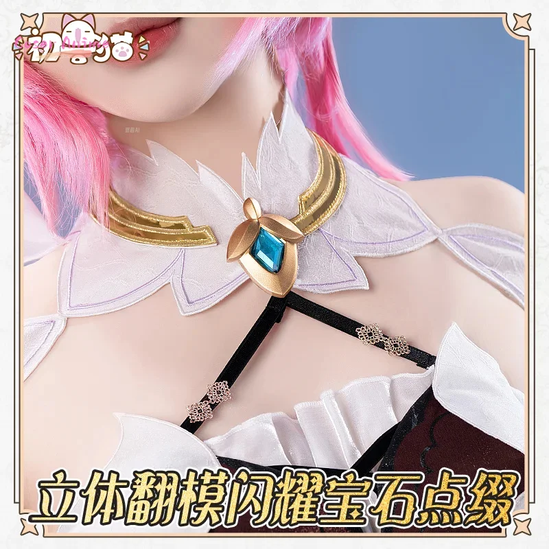 Coser เกมผลกระทบ Honkai 3 Elysia คอสเพลย์เครื่องแต่งกายชุด Halloween Carnival Party คริสต์มาสเล่นบทบาทเสื้อผ้าเสื้อผ้า